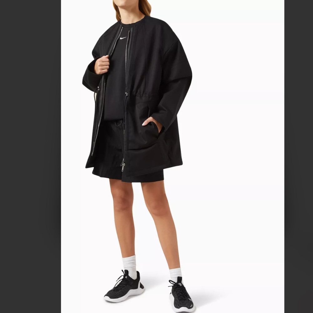 New Nike Women's Black Utility Jacket ESC Reversible